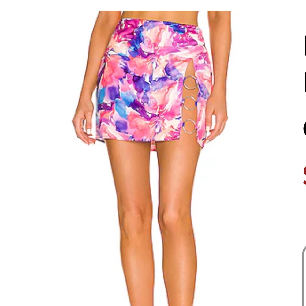 NWT For love and lemons Natasha mini skirt